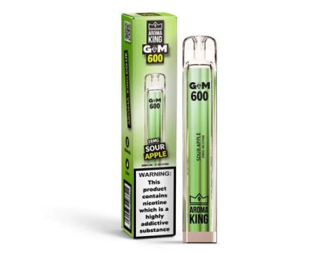 Aroma King Gem 700 puffs 20mg - Sour Apple